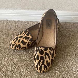 Animal Print Ugg Flats